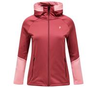 Peak Performance - Women's Rider Essentials Zip Hood - Giacca in pile XS rosso