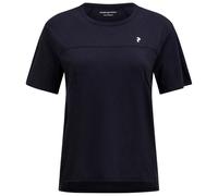 Peak Performance - Women's Trail Wool Blend S/S - Maglia merino L blu/nero
