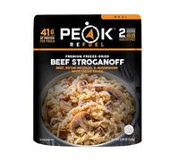 Peak Refuel manzo Stroganoff | backpacking liofilizzato e cibo da campeggio | gusto sorprendente | ricco di proteine | carne genuina | preparazione rapida (2 bustine)