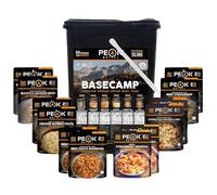 Peak Refuel Secchio Basecamp 3.0 | 480 g di proteine | 10180 calorie | 100% carne vera | Premium liofilizzato zaino in spalla e cibo da campeggio | 24 porzioni | Ideale MRE Survival Meal