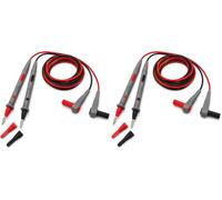 Peak Tech 1 Coppia Puntali multimetro Flessibile 120 cm, sicurezza - test kit di cavi, 1000 V AC/DC, 10 a, Cat III/IV, 1 pezzi, TKS 4 (Confezione da 2)