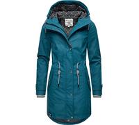 Peak Time Giacca impermeabile da donna con cappuccio L60042 XS-5XL, Petrol22, XS