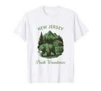 Peak Wanderer New Jersey Viaggi All'aperto Maglietta