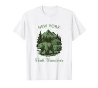 Peak Wanderer New York Viaggi all'aperto Maglietta