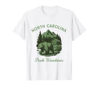 Peak Wanderer North Carolina Viaggi all'aperto Maglietta