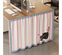 Peakjune Tende Scaffale Antipolvere,Tende per Cucina Autoadesiva,Tende Antipolvere Facili da Installare,A Prova di Luce E Polvere,per Home Office,Classe,Postazione di Lavoro