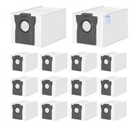 PeakLife 14 Sacchetti di Ricambi per Dreame L10s Ultra Gen 2, X40/X50 Ultra Complete, Aqua10 Ultra Roller/Track Complete, MOVA V50 Ultra, P50s Ultra, Accessori per Robot Aspirapolvere (3,2L)