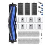 PeakLife 17 Pezzi Kit di Accessori per Ecovacs Deebot X9 Pro Omni, 1 Spazzola Principale, 3 Spazzole Laterali, 3 Filtri, 2 Spazzole a Rullo, 6 Sacchetti, 1 Spazzola Pulizia, 1 Cacciavite
