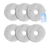 PeakLife 6 Panni per Dreame L10s Ultra Gen 2, L40 Ultra AE, X40/X50 Ultra Complete, L40s Pro Ultra, L10s Pro Gen 2/3, MOVA P50 Pro Ultra, E30/E40 Ultra, V50 Ultra, Accessori per Robot Aspirapolvere
