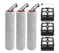 PeakLife 7 pezzi accessori per Dreame H15 Pro, H15 Mix, H15 Pro FoamWash, H15S, H12 Pro FlexReach, 3 rotoli, 3 filtri, 1 spazzola per la pulizia, ricambi compatibili con aspirapolvere bagnato e