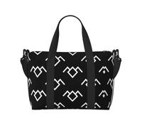 Peaks Owl, borsa da viaggio a tracolla da viaggio, borsa a tracolla singola, borsa sportiva e fitness borsa da viaggio, Nero , Taglia unica