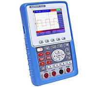 PeakTech 1220 - Oscilloscopio digitale portatile a 1 canale (20 MHz) e multimetro True RMS, con interfaccia USB e schermo a colori da 3,8 ", DSO, custodia e accessori