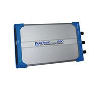 PeakTech 1290 - Oscilloscopio per PC a 2 canali (25 MHz) con USB e LAN, Software per PC, DSO, Oscilloscopio a memoria digitale (10 MiB/Ch), 20 Modalità di misurazione automatica - Per Windows