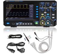 PeakTech 1403 - Oscilloscopio digitale a 2 canali [3 anni di garanzia] 50 MHz, 500MS/s, interfaccia USB, software per PC, oscilloscopio P 1403, nero, oscilloscopio USB, oscilloscopio multimetro