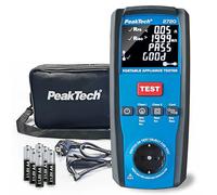 PeakTech 2720 - Tester per dispositivi PAT per la prova di dispositivi spostabili secondo VDE 0701/0702 nell'ambito di test DGUV per dispositivi SK 1 e SK 2 con test PASS/FAIL per professionisti