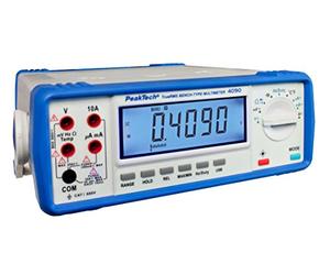 PeakTech 4090 - Multimetro Digitale da Banco con TRMS, Display LCD, 22.000 Conteggi, Interfacce USB, Software per PC, Dispositivo di Misurazione, Frequenzimetro, Data Hold e MAX/MIX - CAT I 600 V