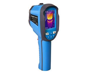 PeakTech 5610 B, Termocamera IR da -20°C a 400°C con 220x160 pixel, display LCD a colori da 2,8", termometro a infrarossi con registrazione video e foto, blu