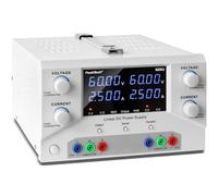 PeakTech 6190 - Alimentatore da laboratorio 2 x 0-60 V / 0-2,5 A DC SELV lineare alimentatore con trasformatore di separazione, doppio alimentatore di rete da laboratorio