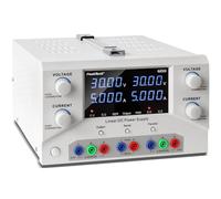 PeakTech 6193 - Alimentatore da laboratorio 2 x 0-30 V / 0-5 A DC SELV lineare alimentatore con trasformatore di separazione, alimentatore da laboratorio con USB e software