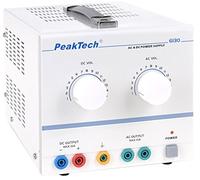 PeakTech Alimentatore da laboratorio DC AC - Alimentatore da laboratorio 1-15V / 10A, lineare, 1 pezzo, P 6130