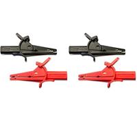 PeakTech Clip a coccodrillo isolate da 4 mm -CAT III, 1 pezzo, P 7015 (Confezione da 2)