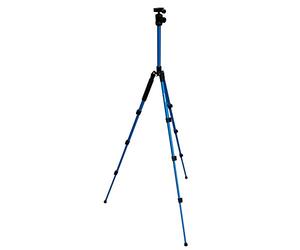 PeakTech P 7851 - Treppiede in alluminio per strumenti di misurazione, con filettatura da 1/4" e testa panoramica 10 kg