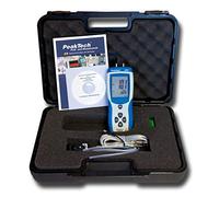 PeakTech P5150 - Manometro differenziale da -344 mBar a +344 mBar - Manometro con connessione USB - Manometro differenziale con 11 unità di misura quali bar, PSI, cm/H2O o ft/H2O