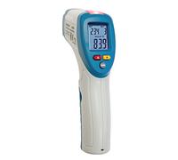 PeakTech Termometro a infrarossi meno 50 °C. aggiunta 380 °C con allarmi LED e allarme Impostazione per misurazione di temperatura senza contatto, 1 pezzi, P 4945