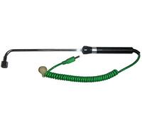 PeakTech TF-30 sonda di temperatura professionale di tipo K, 50-500 gradi, sonda per temperatura superficiale, diametro del sensore 14 mm