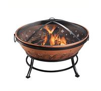 Peaktop Braciere a Legna Acciaio riscaldatore Veranda Giardino FP35