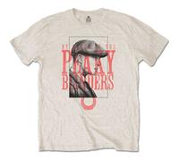 Peaky Blinders' Red Logo Tommy ' (Sabbia) T-Shirt - Nuovo