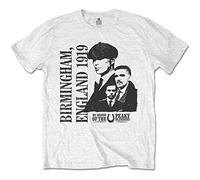 Peaky Blinders - T-Shirt # L Unisex White # England 1919