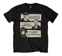 Peaky Blinders - T-Shirt # M Unisex Black # This Is Our City