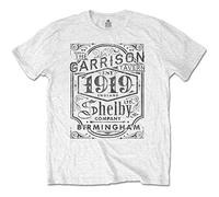 Peaky Blinders - T-Shirt # M Unisex White # Garrison Pub