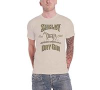 Peaky Blinders T Shirt Shelby Dry Gin Logo Nuovo Ufficiale Uomo Natural Size L