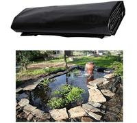 Pealihuy Easy Cutting Underlayment for Fish or Koi,Waterfall, Fountains, Water Gardens, Black(4x8m)