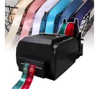 pealiritansemen Macchina da stampa digitale a nastro satinato, larghezza di stampa 25-108mm/12-50mm/12-20mm, supporta oltre 50 lingue, per minimarket, azienda nuziale, per nastri, stelle filanti,