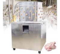 pealiritansemen Spiumatrice Automatica per Polli - A Tamburo, Rotazione Rapida A 360°, per Una Rimozione Efficiente delle Piume, in Acciaio Inox, per Mercati Agricoli/Supermercati/Ristoranti 35Model