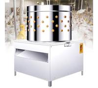 pealiritansemen Spiumatrice Automatica per Polli - A Tamburo, Rotazione Rapida A 360°, per Una Rimozione Efficiente delle Piume, in Acciaio Inox, per Mercati Agricoli/Supermercati/Ristoranti 40Model