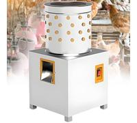 pealiritansemen Spiumatrice Automatica per Polli, in Acciaio Inox + Aste di Spiumatura in Gomma, Macchina per La Rimozione delle Piume A Tamburo, per Ristoranti/Mercati Agricoli 30Model