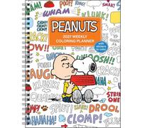 PEANUTS® 2027 Monthly/Weekly Coloring Calendar with Stickers to Color