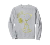 Peanuts Alternative Snoopy Urban Punk Rock Zampe Ribelli Nerd Felpa