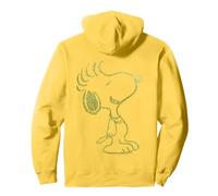 Peanuts Alternative Snoopy Urban Punk Rock Zampe Ribelli Nerd Felpa con Cappuccio