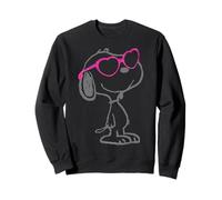 Peanuts Amore Bloom Snoopy Cuore Sfumature Vintage Classico:Fumetto: Felpa