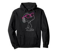 Peanuts Amore Bloom Snoopy Cuore Sfumature Vintage Classico:Fumetto: Felpa con Cappuccio