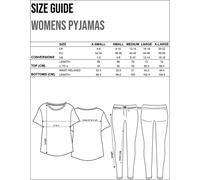 Peanuts Blu Snoopy Pigiama a maniche corte a gamba lunga Donne