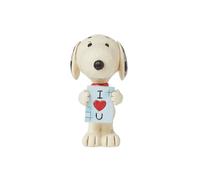Peanuts by Jim Shore Snoopy - Mini statuetta I Love You