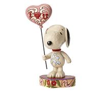 Peanuts by Jim Shore - Statuetta di Snoopy con Palloncino a Forma di Cuore