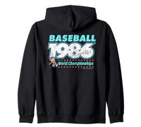 Peanuts Charlie Brown Baseball Team Epic 86 Sport Hero Game Felpa con Cappuccio
