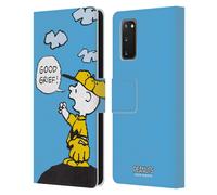 PEANUTS CHARLIE BROWN CUSTODIA COVER PORTAFOGLIO IN PELLE PER SAMSUNG TELEFONI 1